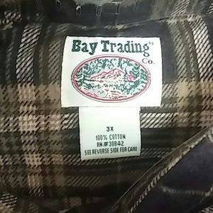 Bay Trading Co Flannel Shirt 